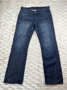 Guess Desmond Jeans Men's 34x32 Mid Rise Relaxed Fit Dark Wash